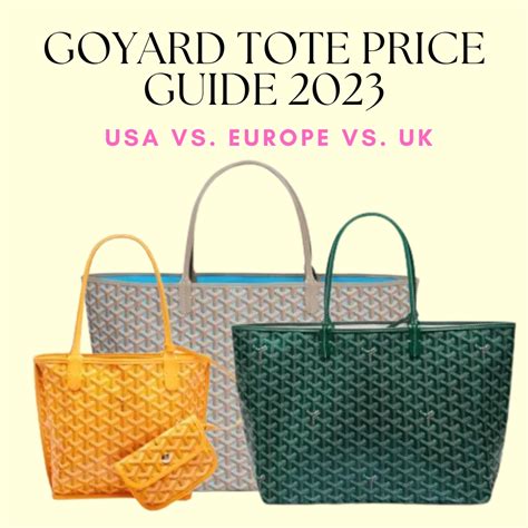 goyard bagè|Goyard bag price 2022 euro.